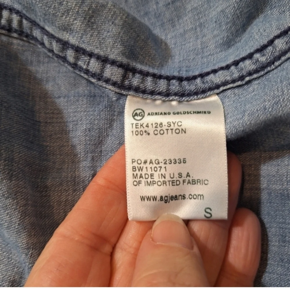 Adriano Goldschmied Denim Sleeveless Vest Small - Picture 4 of 5